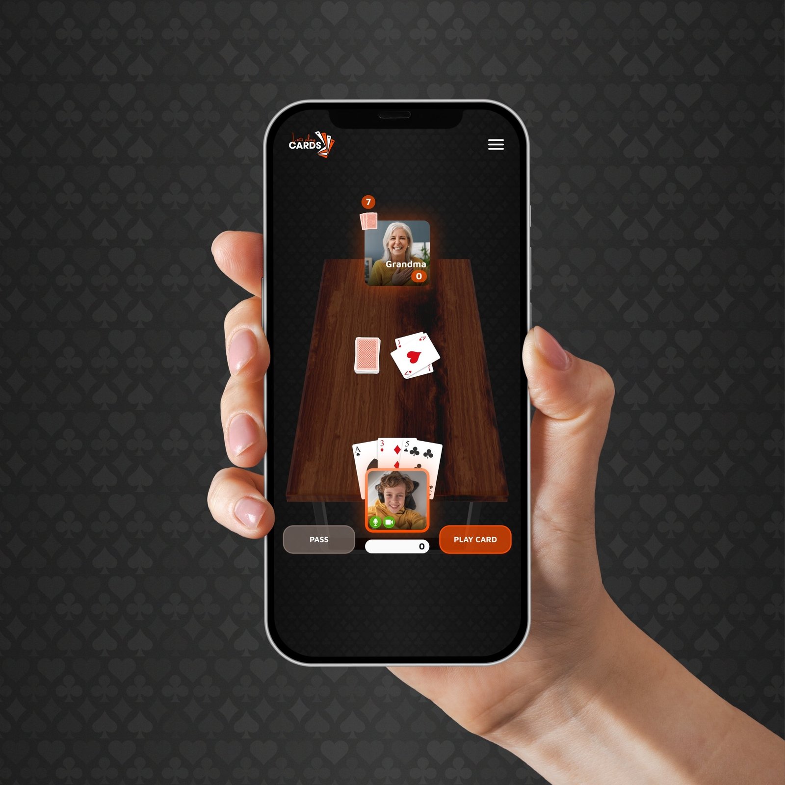 Let's Play Cards mockup
